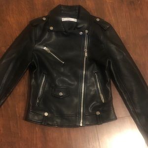 Mango leather jacket